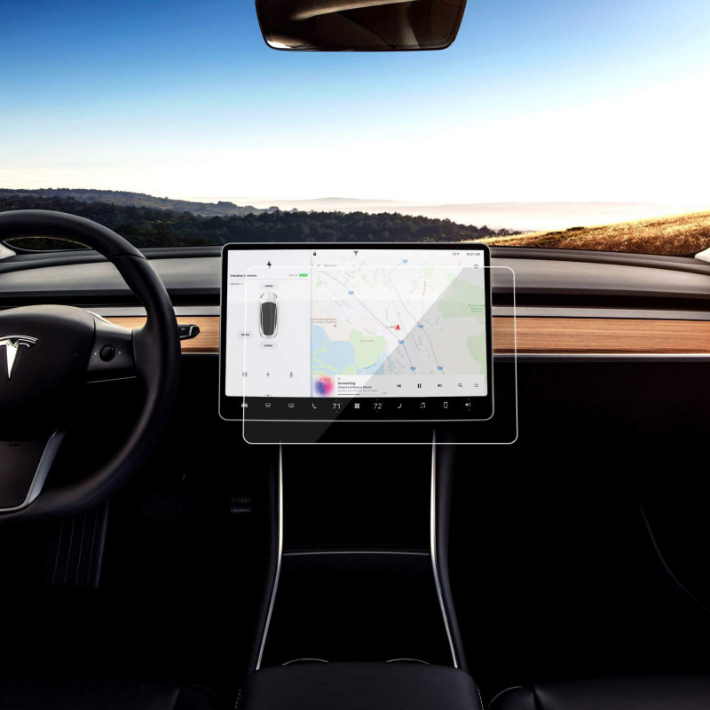 Folie ANTIREFLEX sticla securizata tempered glass Tesla Model 3