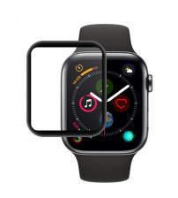 Folie sticla securizata tempered glass Apple Watch 4 44mm - Black