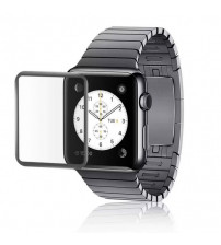 Folie sticla securizata tempered glass Apple Watch 42mm - Black