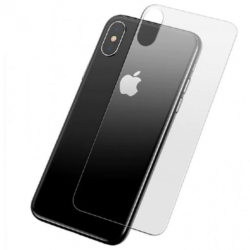 Folie sticla iPhone XS spate, Folii iPhone - TemperedGlass.ro