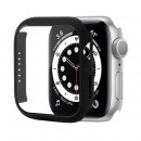 Husa antisoc Apple Watch 7 41mm, protectie ecran, Black