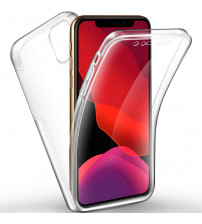 Husa iPhone 11 Pro Max TPU Full Cover 360 (fata+spate), Transparenta