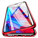 Husa iPhone 14 Magnetic 360 (fata+spate sticla), Red Husa iPhone 14 Magnetic 360 (fata+spate sticla), Red