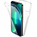 Husa iPhone 15 TPU+PC Full Cover 360 (fata+spate), Transparenta