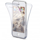 Husa iPhone 7 TPU Full Cover 360 (fata+spate), Transparenta