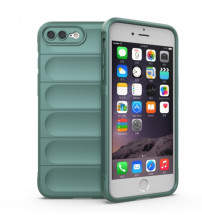 Husa iPhone 8 Plus Antisoc, Straturi multiple, Dark Green