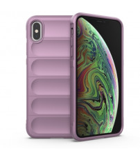Husa iPhone XS Antisoc, Straturi multiple, Purple