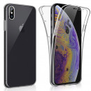 Husa iPhone XS Max TPU Full Cover 360 (fata+spate), Transparenta
