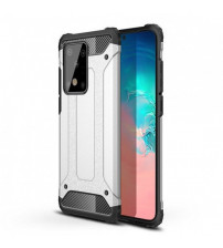 Husa Samsung Galaxy S20 Ultra Rigida Hybrid Shield, Silver