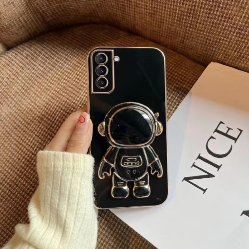 Husa Samsung Galaxy S20 Plus Slim TPU, Astronaut Stand, Black