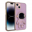Husa iPhone 13 Pro Max Slim TPU, Astronaut Stand, Pink