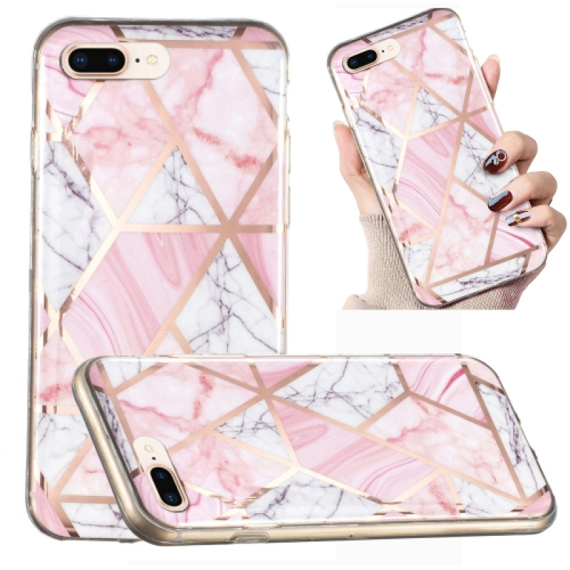 Husa iPhone 7 Plus, TPU, Elegant Marble- TemperedGlass.ro
