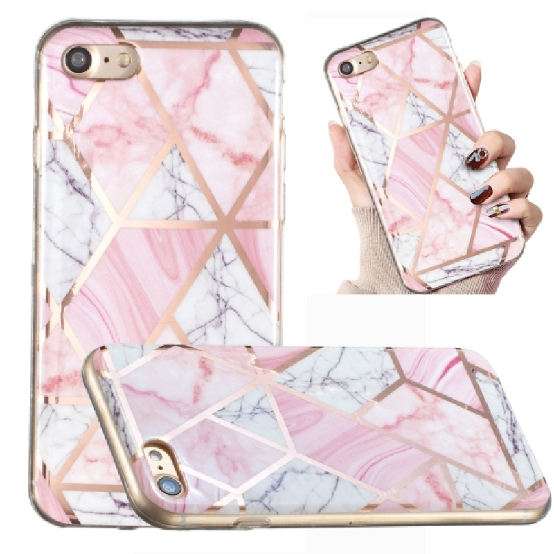 Husa iPhone 7, TPU, Elegant Marble- TemperedGlass.ro