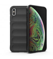 Husa iPhone XS Antisoc, Straturi multiple, Black
