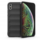Husa iPhone X Antisoc, Straturi multiple, Black