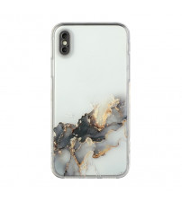 Husa iPhone XS din silicon moale, Marble Abstract