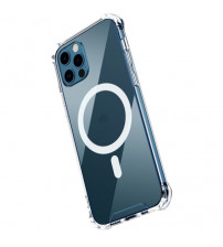 Husa Magsafe Antisoc iPhone 13 Pro, Transparenta