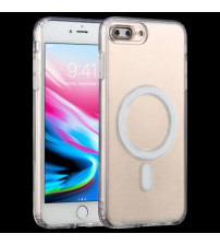 Husa Magsafe iPhone 8 Plus PC+TPU, Transparenta