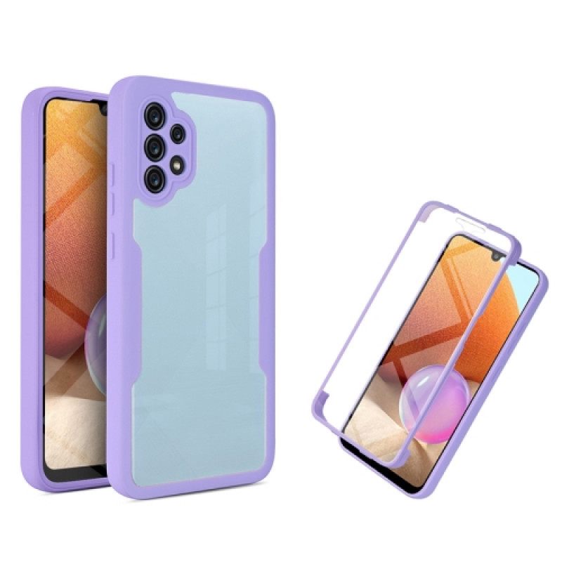 Husa Samsung Galaxy A32 5G Full Cover 360 (fata+spate), Purple