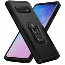 Husa Samsung Galaxy S10 Antisoc, Armor, Inel magnetic, Black