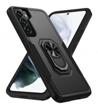 Husa Samsung Galaxy S22 Plus Antisoc, Armor, Inel magnetic, Black
