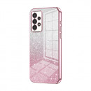 Husa Samsung Galaxy A13 4G, Pink Powder Glitter