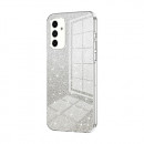 Husa Samsung Galaxy A14 5G, Silver Powder Glitter