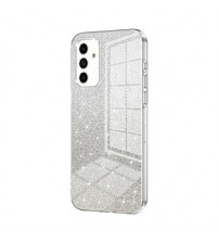 Husa Samsung Galaxy A14 5G, Silver Powder Glitter