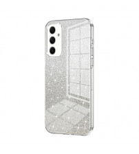 Husa Samsung Galaxy A34 5G, Silver Powder Glitter