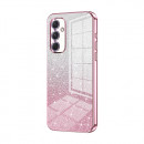 Husa Samsung Galaxy A54 5G, Pink Powder Glitter