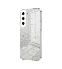 Husa Samsung Galaxy S22, Silver Powder Glitter