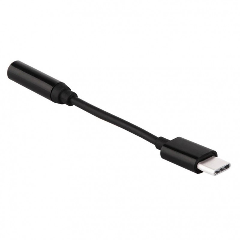 Adaptor audio USB Type C - Jack 3.5mm, Negru