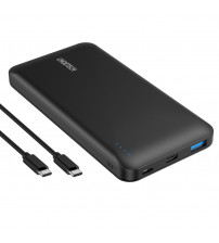 Baterie Externa Choetech 10000mAh 18W, Quick Charge, Black