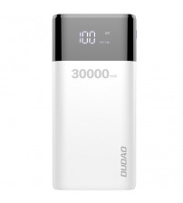 Baterie externa Dudao K8Max 30.000 mAh, 4 x USB, White