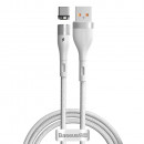 Cablu magnetic quick charge AFC 3A Type-C 1m Baseus, Alb