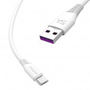 Cablu USB Type-C 2m Dudao L2T Fast Charge, Alb