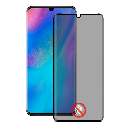 Folie sticla Huawei P30 Pro privacy, Folii Huawei - TemperedGlass.ro