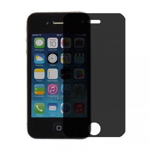 Folie sticla iPhone 4 / 4S privacy, Folii iPhone - TemperedGlass.ro