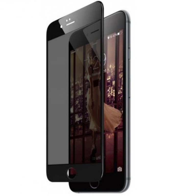 Folie sticla iPhone 7 Plus privacy, Folii iPhone - TemperedGlass.ro