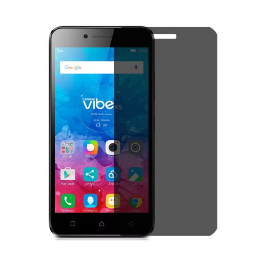 Folie sticla Lenovo Vibe K5 privacy, Folii Lenovo - TemperedGlass.ro