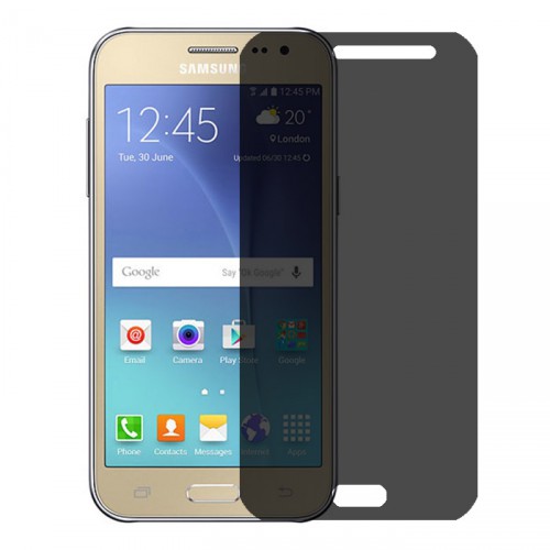 Folie sticla Samsung J2 privacy, Folii Samsung - TemperedGlass.ro