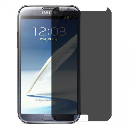 Folie sticla Samsung Note 2 privacy, Folii Samsung - TemperedGlass.ro