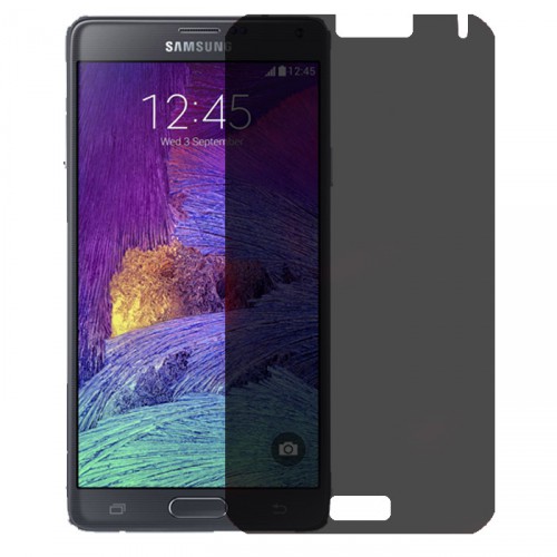 Folie sticla Samsung Note 4 privacy, Folii Samsung - TemperedGlass.ro