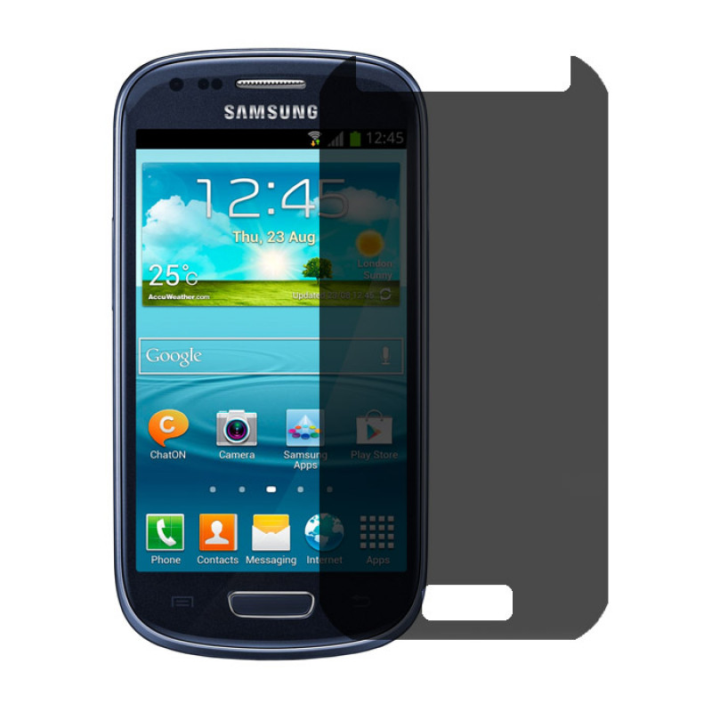 Folie sticla Samsung S3 mini privacy, Folii Samsung - TemperedGlass.ro