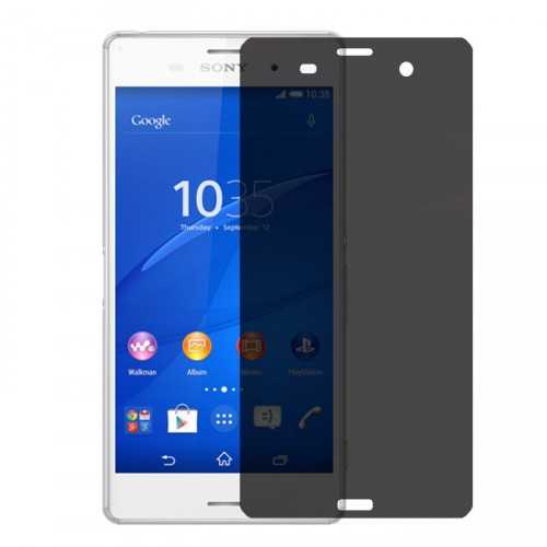Folie sticla Sony Xperia Z1 privacy, Folii Sony - TemperedGlass.ro
