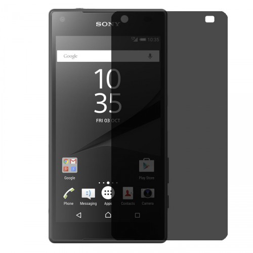 Folie sticla Sony Z5 Premium privacy, Folii Sony - TemperedGlass.ro