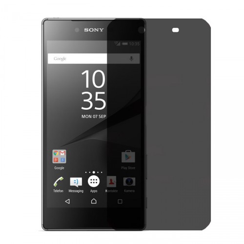 Folie sticla Sony Z5 Premium privacy, Folii Sony - TemperedGlass.ro