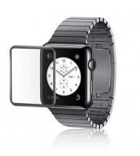 Folie sticla securizata tempered glass Apple Watch 38mm - Black