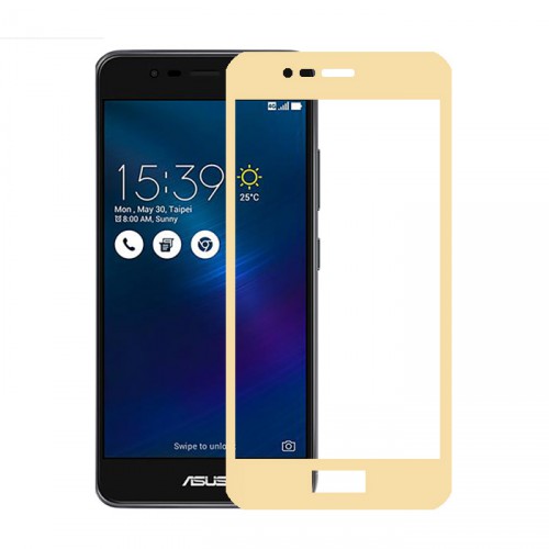Folie sticla Asus Zenfone 3 Max ZC520TL, Gold - TemperedGlass.ro