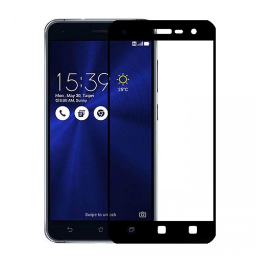 Folie sticla Asus Zenfone 3 ZE552KL, Black - TemperedGlass.ro